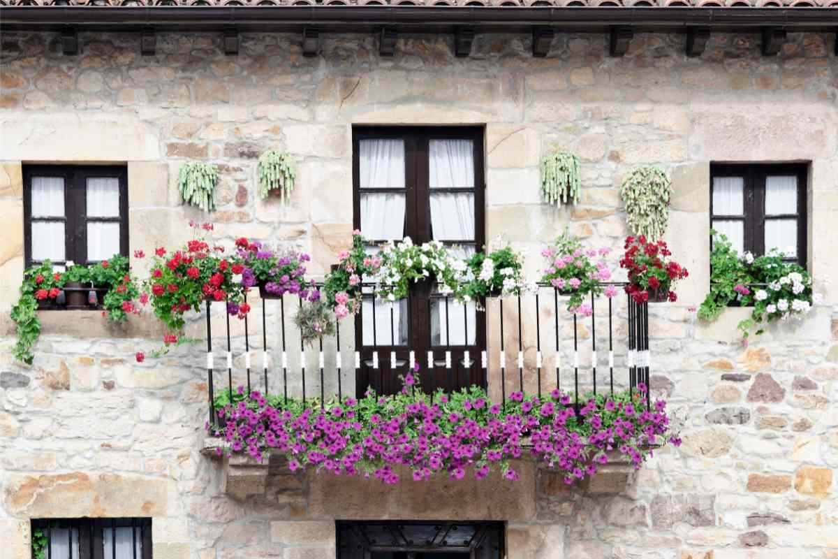 Balcone fiorito