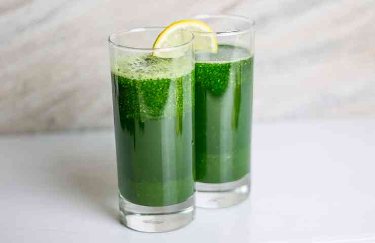 Succo spinaci e lattuga