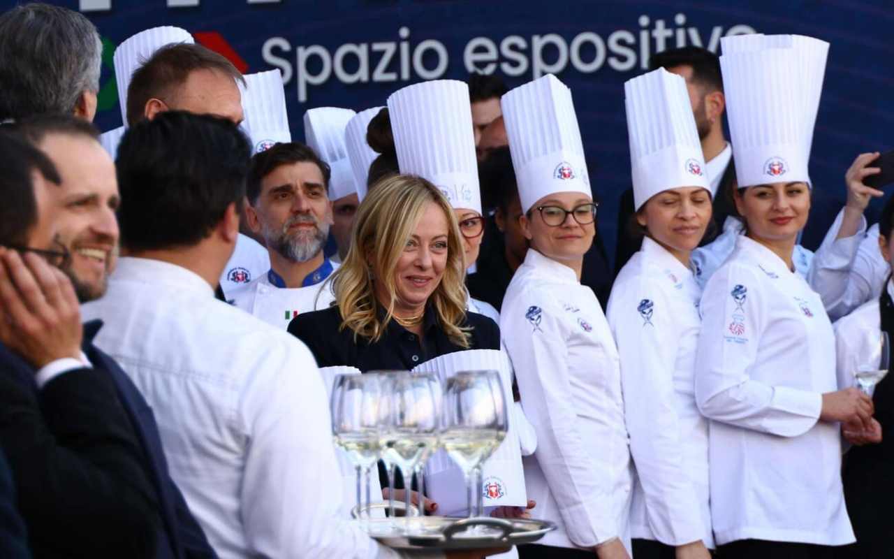 La Meloni presente al Vinitaly