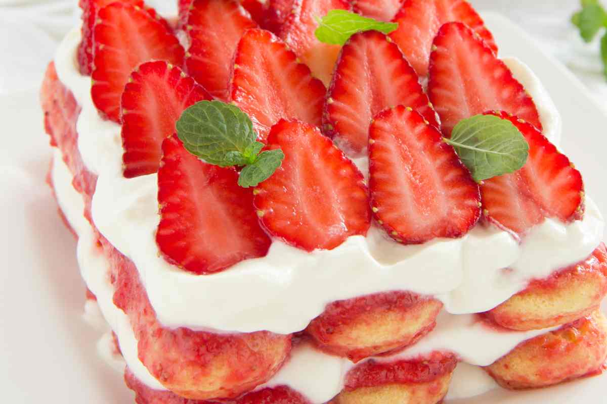 Tiramisù alle fragole