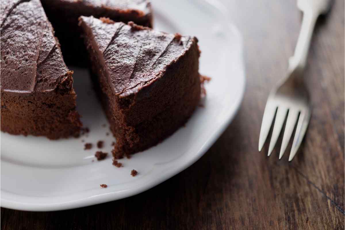 Torta di cioccolato senza uova