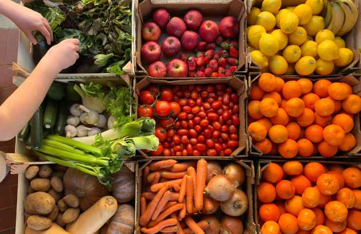 Lavare Frutta e verdura