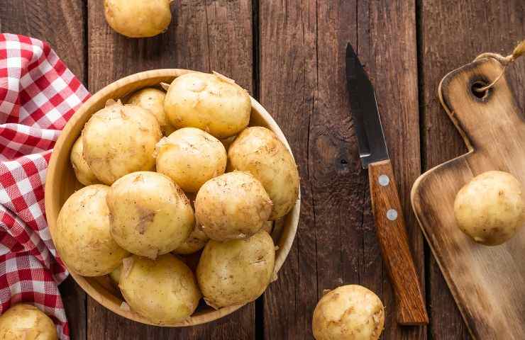 patate metodo del contadino germogliare