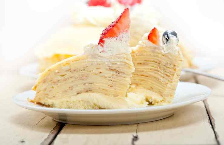 Torta di Crepes alle mele