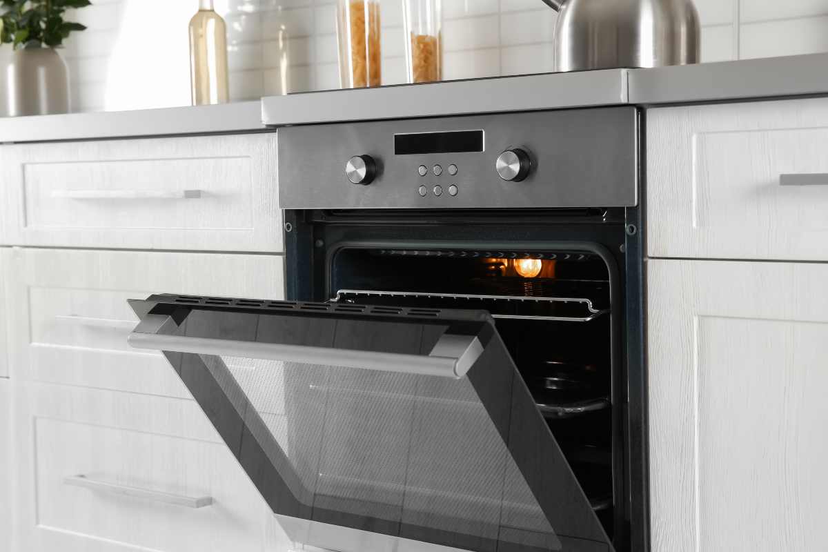 Doppio vetro forno metodo stampella