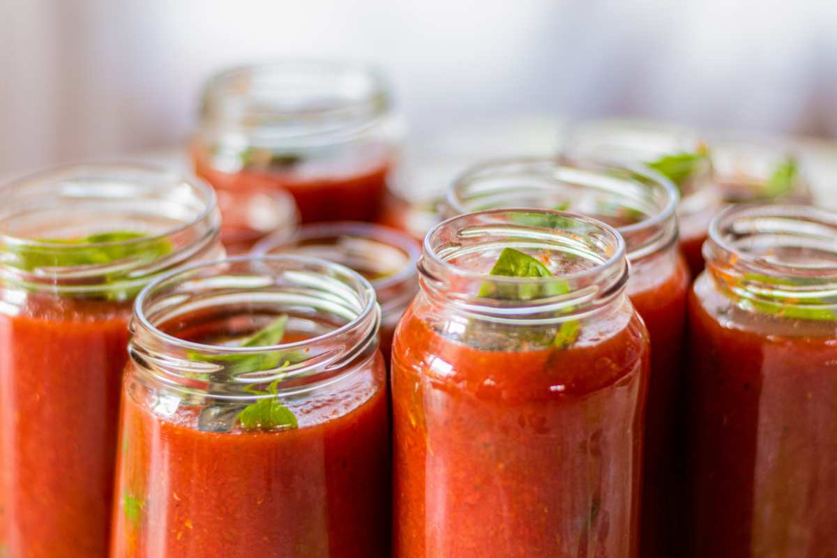 Conserve di pomodoro fatte in casa