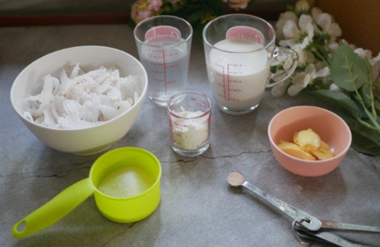 Procedimento preparazione tiramisù cocco