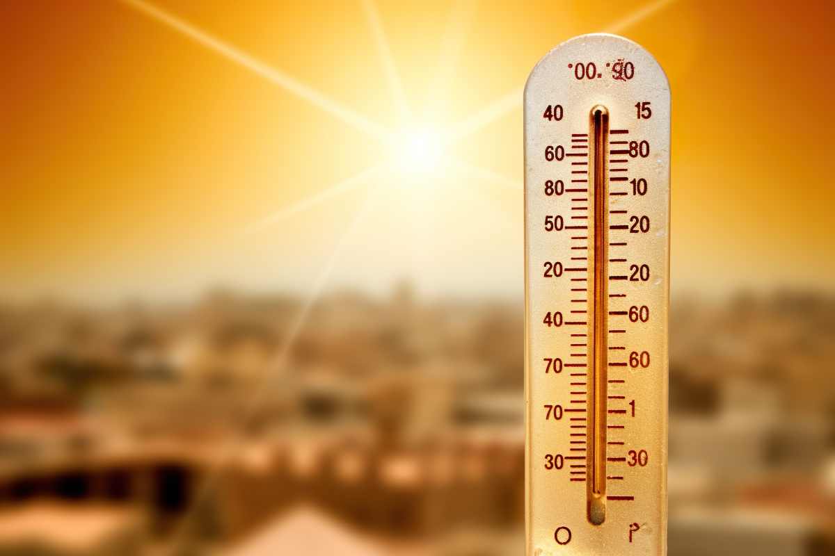 Caldo tremendo temperatura massima corpo