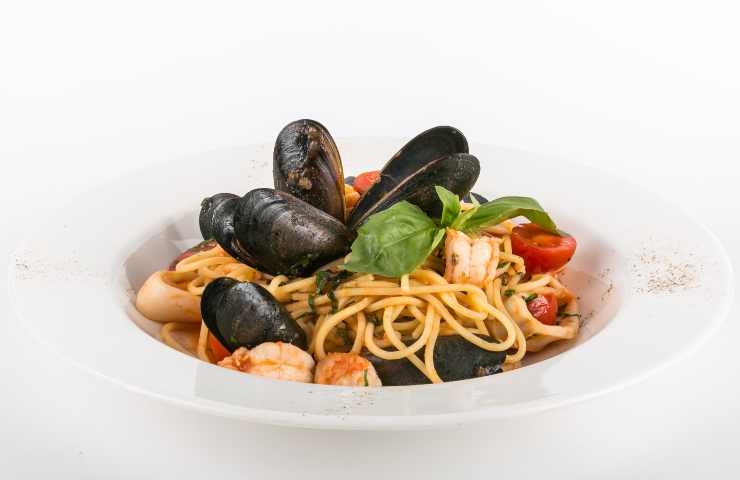 Spaghetti cozze ingrediente