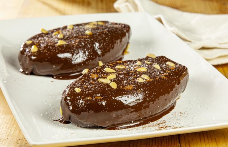 Preparazione melanzane al cioccolato