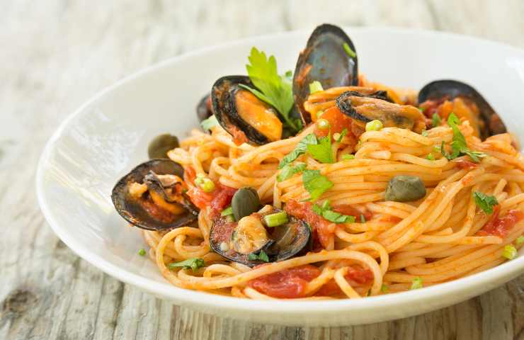 Spaghetti cozze ingrediente