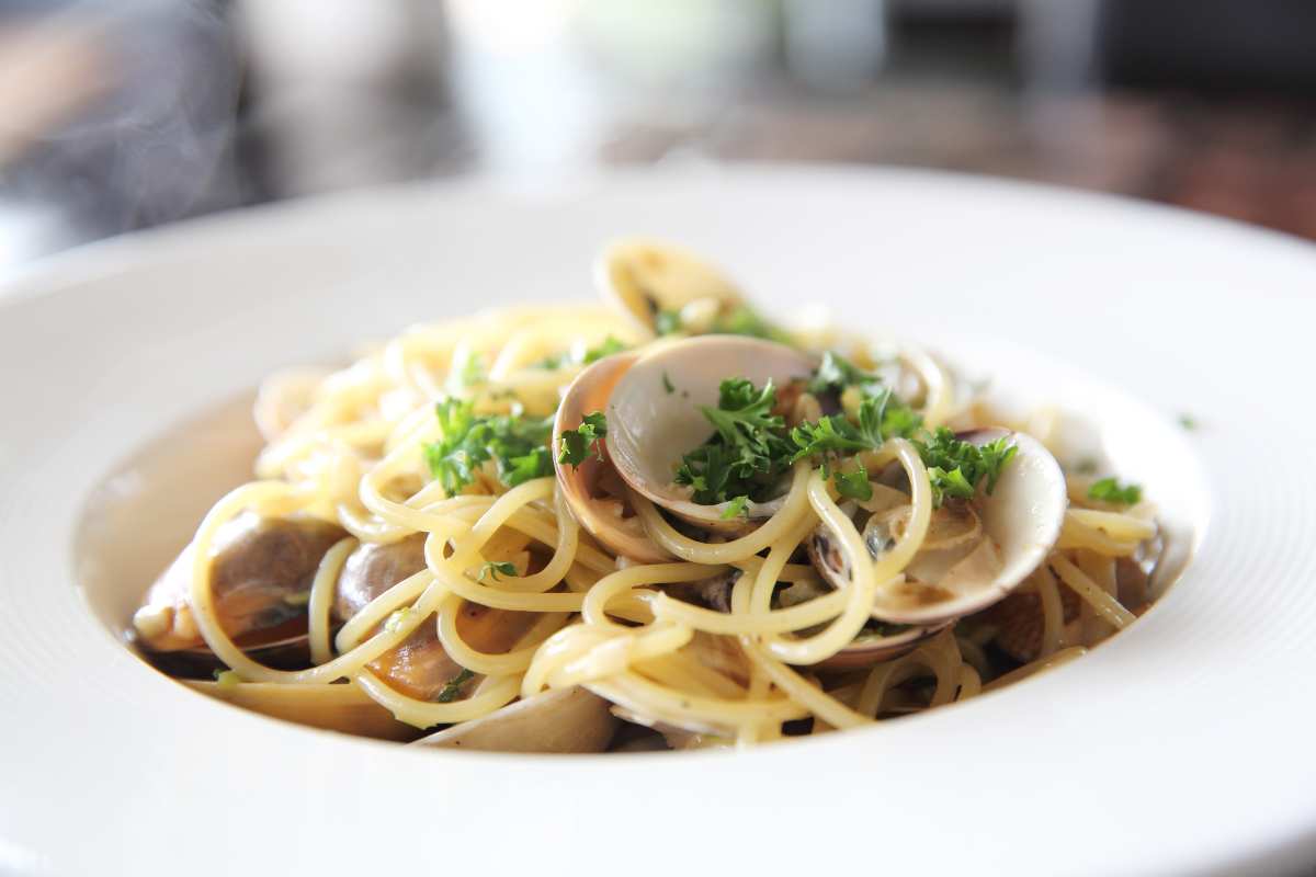 Spaghetti alle vongole cremosi segreto