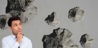 come riparare buchi sul muro