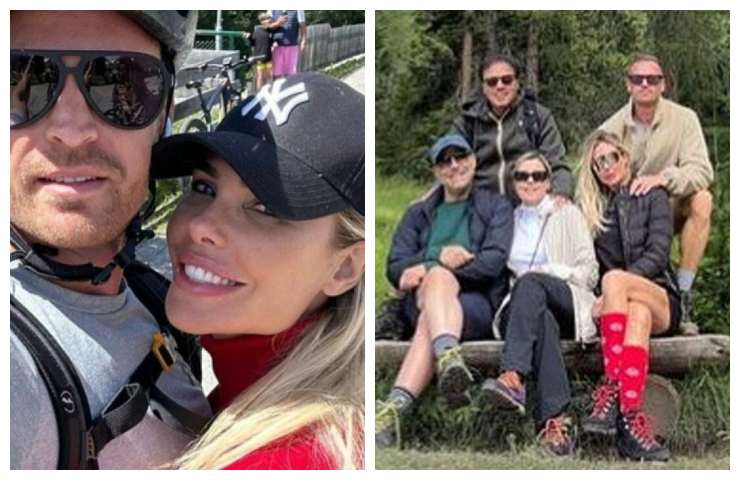 ilary blasi vacanza d'amore sulle dolomiti