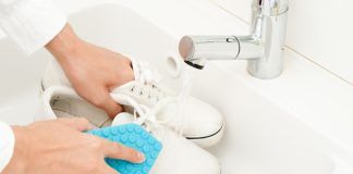 come pulire scarpe bianche