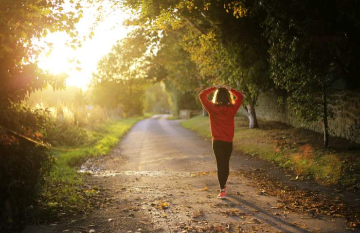 camminare all'aerea aperta fa bene alla salute mentale