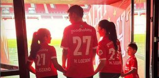 Lozano saluta il Napoli