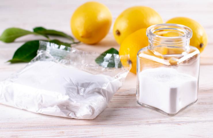 bicarbonato e limone per pulire