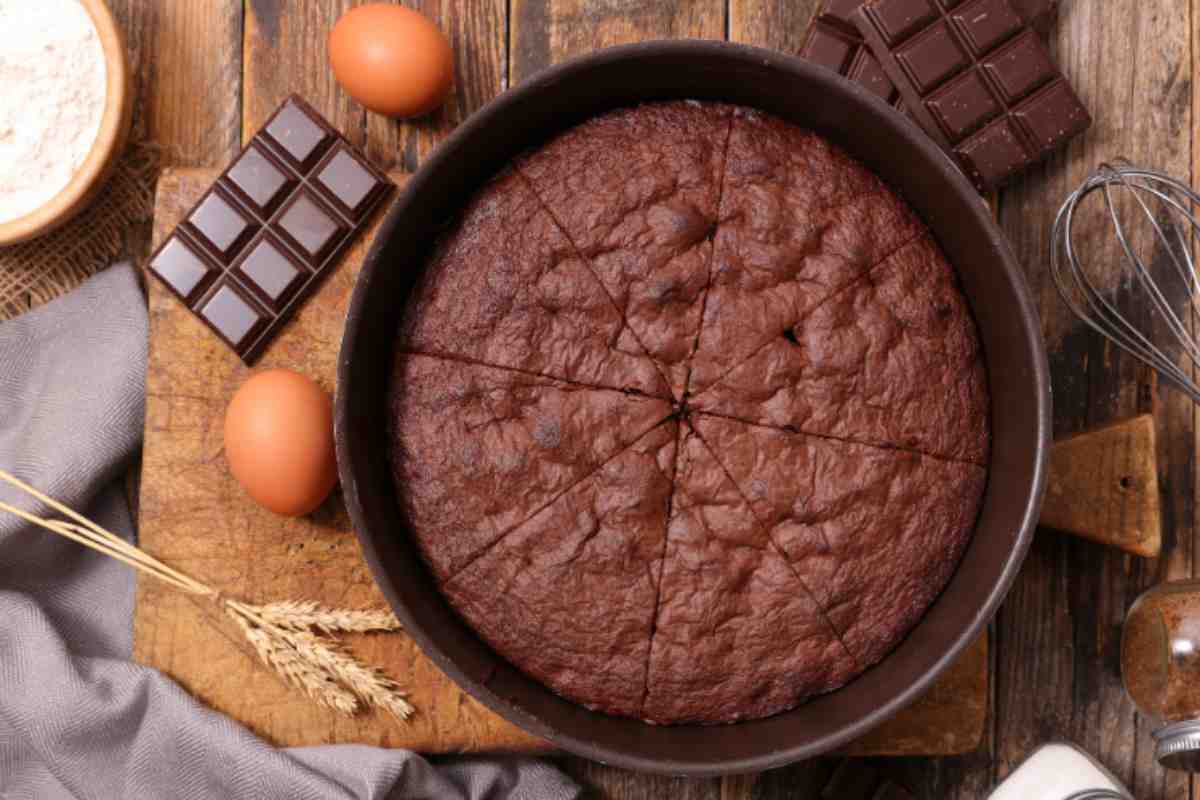 torta al cioccolato leggera