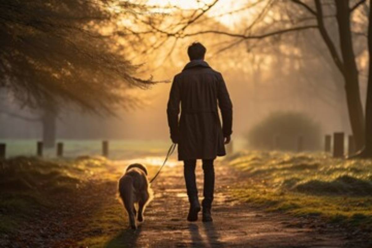 Passeggiata cane bruciare calorie